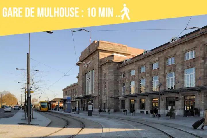 Super Appartement - Centre-Ville Mulhouse 4Pers Esterno foto